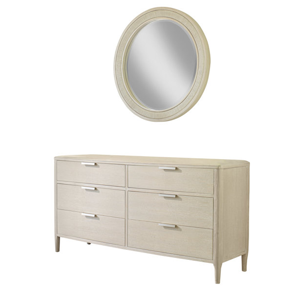 Birch Lane™ Effie 6 Drawer Dresser with Mirror Wayfair